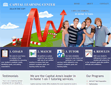 Tablet Screenshot of capital-learning.com